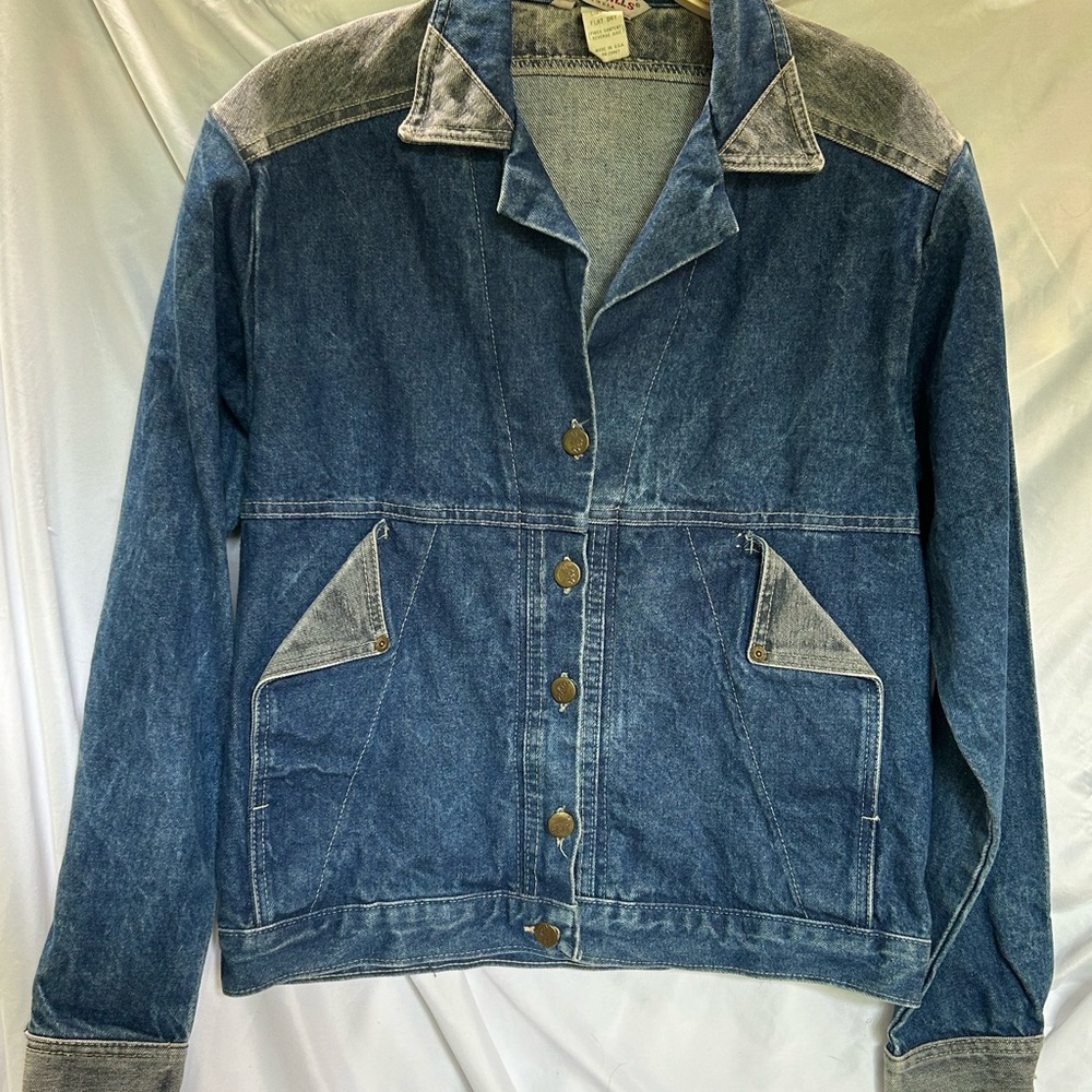 Blue Denim Duel Color Sunset Blues Jacket